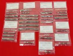 Yamaha 2009-2019 EFI YFZ450R Polished Stainless Engine Bolt Kit