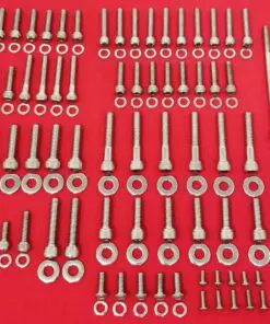 2007-2017 Softail Polished Stainless Engine Allen Bolt Kit