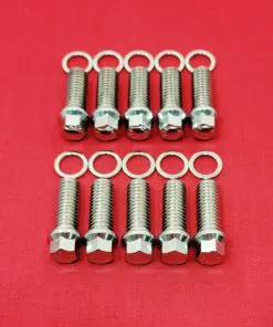 Set of 10 ARP 3/8 x 1 Header Bolts With 6pt Head