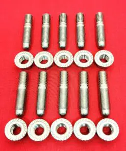 Set of 10 ARP Grade 8 Stainless Steel 3/8 Header Stud Kit
