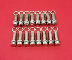 thumbnail image 2 of TFI Racing Chrome Extractor/Header Bolts – 3/8-16 X 1 Inch, Set Of 12 2 of 2