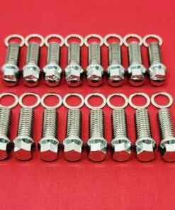 Set of 16 ARP 3/8 x 1 Header Bolts With 6pt Head