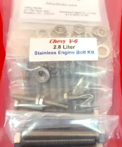 Chevy 2.8L V-6 Stainless Steel Engine Allen Bolt Kit - Image 5