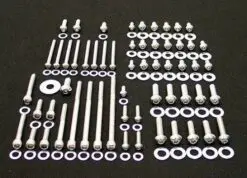 Buick 231 Turbo V-6 Polished Stainless Steel Engine Button Head Bolt Kit