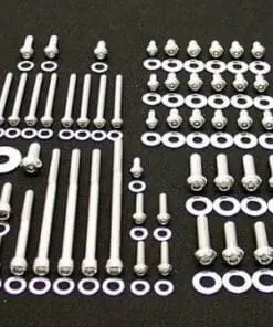 Buick 231 Turbo V-6 Polished Stainless Steel Engine Button Head Bolt Kit