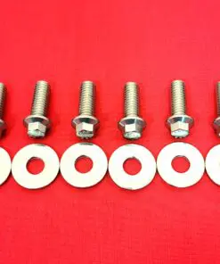 Chevy 194 230 250 292 Grade 8 ARP Polished Stainless Steel Aftermarket Header/Intake Bolt Kit