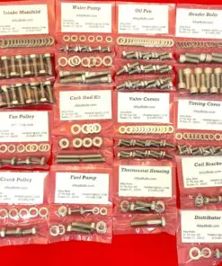 Alternative view of Chevy 348 409 V-8 Stainless Steel Engine Hex Bolt Kit Set