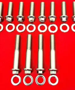 Chevy 409 425 HP Grade 8 ARP Stainless Steel Exhaust Manifold Bolt Kit