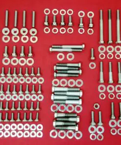 Ford 351 Cleveland 351C – HO Cobra Jet 2V 4V Stainless Steel Engine Hex Bolt Kit