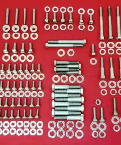 FORD 351M 400M Stainless Steel Engine Hex Bolt Kit Set