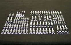 Chevy 348 409 V-8 Stainless Steel Engine Hex Bolt Kit Set