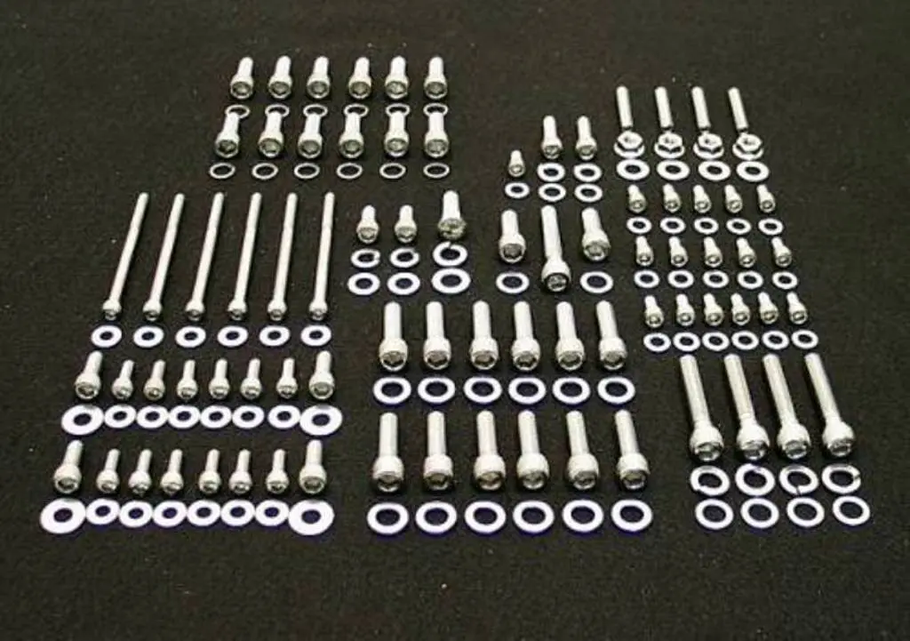 Chevy 4.3L V-6 Stainless Steel Engine Allen Bolt Kit