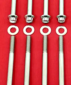 1957-1973 Polished Grade 8 ARP Stainless Harley Sportster Head Bolt Kit