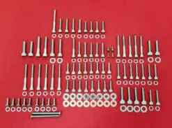 1987-1999 Softail Polished Stainless EVO Engine Allen Bolt Kit
