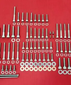 1987-1999 Softail Polished Stainless EVO Engine Allen Bolt Kit
