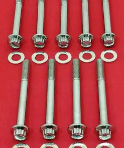 1999-2017 Dyna Polished Grade 8 ARP Stainless Case Bolt Kit