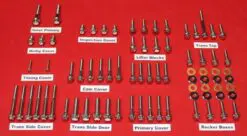 1991-1998 FXR-TOURING EVO Polished Grade 8 ARP Stainless Engine Bolt Kit