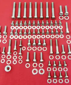 AMC Jeep 1980 & Earlier 6 Cylinder Stainless Steel Engine Allen Bolt Kit Set