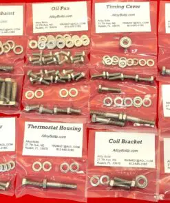 Alternative view of AMC Jeep 1981-1987 6 Cylinder Stainless Steel Engine Hex Bolt Kit Set
