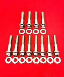 Alternative view of AMC Jeep V-8 ARP Grade 8 High Strength Polished Stainless Steel Stock Exhaust Manifold Bolt Kit