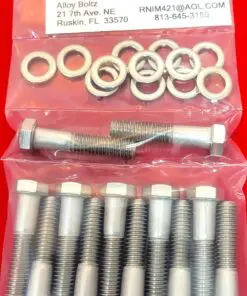 Alternative view of Pontiac V-8 Stock Exhaust Manifold Stainless Steel Bolt Kit