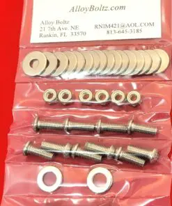 Polished Yamaha Banshee Polished Stainless Steel Front Fender Bolt Kit Set