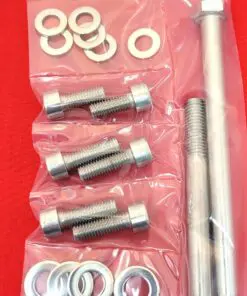 Yamaha Banshee Polished Stainless Steel Motor Mount Bolt Kit