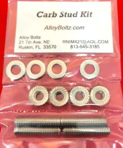 Alternative view of Holley-Carter Carb Carburetor Stainless Steel Stud Kit