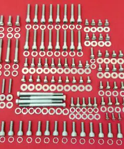 315, 325, 331, 354, and 392 Early Hemi Stainless Steel Engine Hex Bolt Kit (Alum)