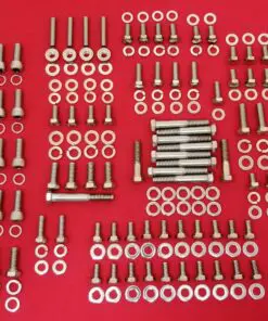 FORD FE 352 390 406 427 428 Stainless Steel Engine Hex Bolt Kit Set