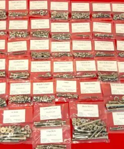 Alternative view of Honda TRX250R Polished Stainless Steel ATV Bolt Kit Set