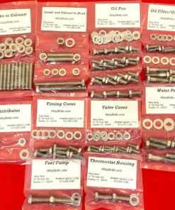 Alternative view of Mopar Slant 6 Stainless Steel Engine Hex Bolt Kit