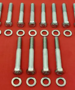 Chevy 283 305 327 350 400 Exhaust Manifold Stainless Steel Hex Bolt Kit Set