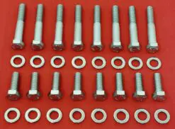 Small Block Ford SBF Stock Exhaust Manifold Hex Bolt Kit