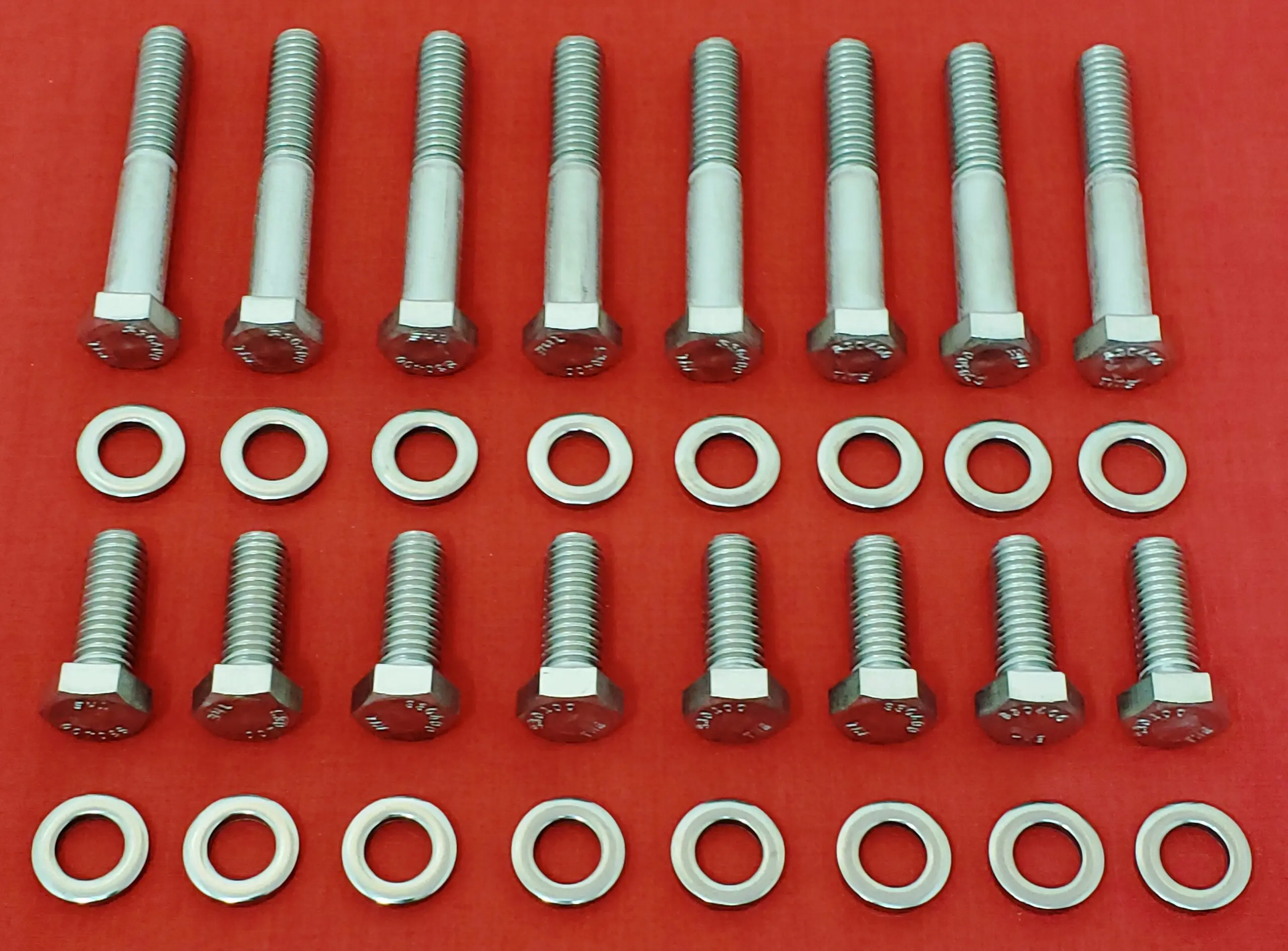 Small Block Ford SBF Stock Exhaust Manifold Hex Bolt Kit