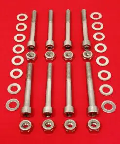 Honda TRX250R A-Arms Polished Stainless Steel Bolt Kit