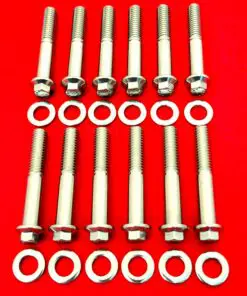 Pontiac V8 Grade 8 ARP Stainless Steel Stock Exhaust Manifold Bolt Kit