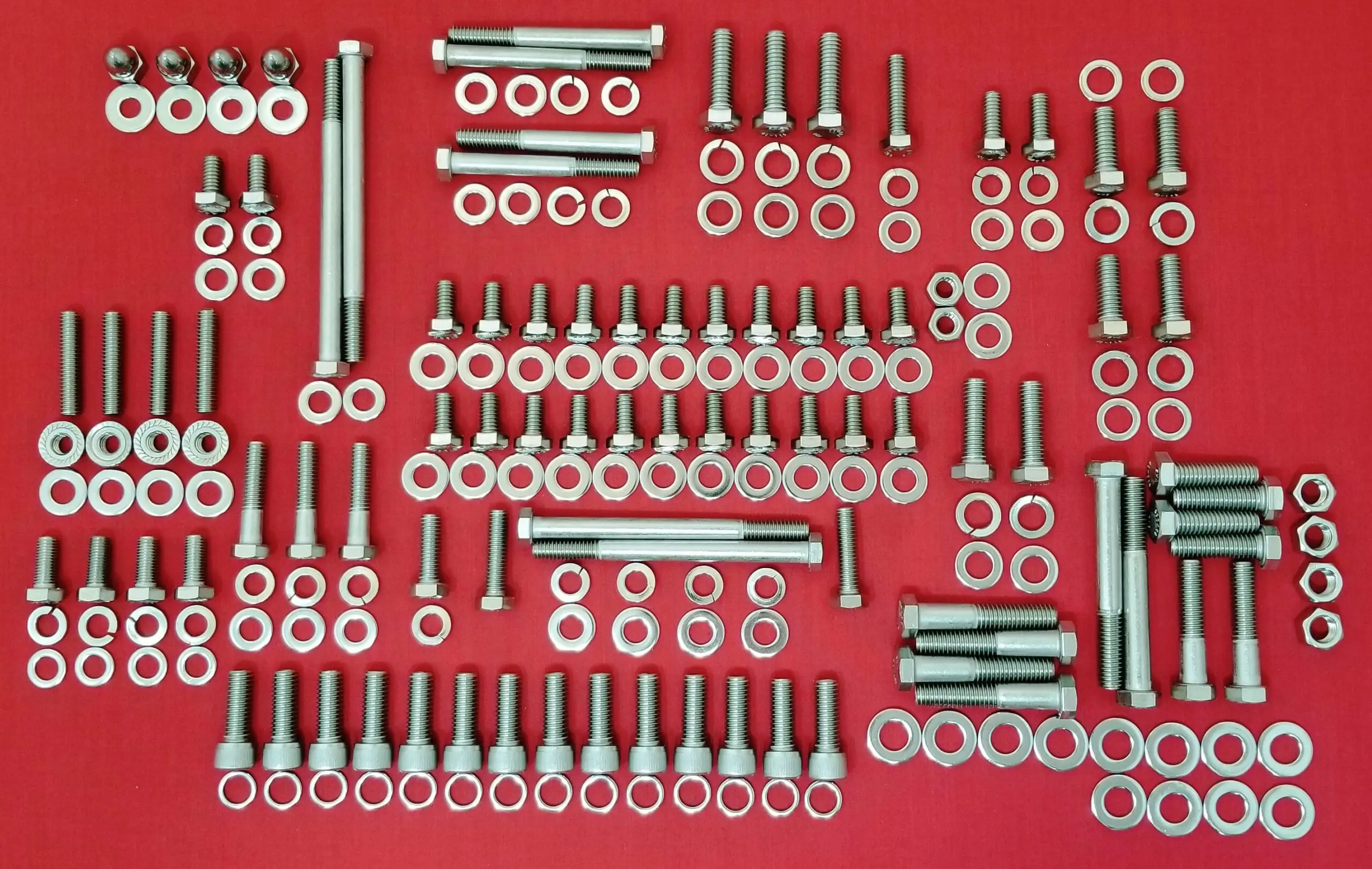 Ford Y-Block 272 292 312 Stainless Passenger Car Models Engine Allen Bolt Kit