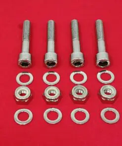 Yamaha Banshee Polished Stainless Steel Front Shock Bolt Kit