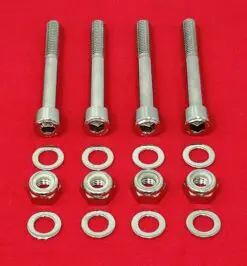 Yamaha Banshee Polished Stainless Steel Lower A-Arm Bolt Kit