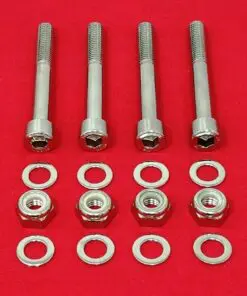 Yamaha Banshee Polished Stainless Steel Lower A-Arm Bolt Kit