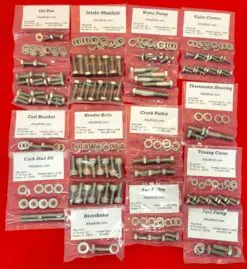 Alternative view of Big Block Chevy BBC 396 402 427 454 Stainless Steel Engine Hex Bolt Kit Set
