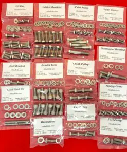 Alternative view of Big Block Chevy BBC 396 402 427 454 Stainless Steel Engine Hex Bolt Kit Set