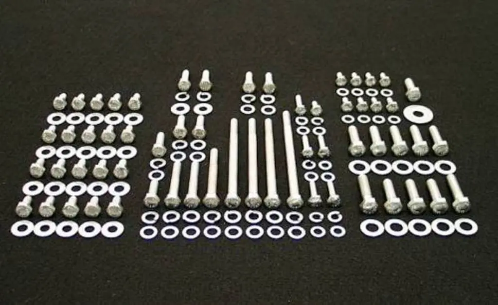 Buick 231 V-6 Stainless Steel Engine Hex Bolt Kit