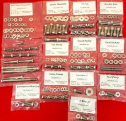 Alternative view of Buick 231 V-6 Stainless Steel Engine Hex Bolt Kit