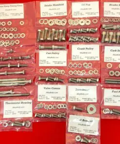 Alternative view of Buick 231 V-6 Stainless Steel Engine Hex Bolt Kit