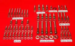 FORD 144 170 200 In-Line 6 Cylinder Stainless Steel Engine Allen Bolt Kit