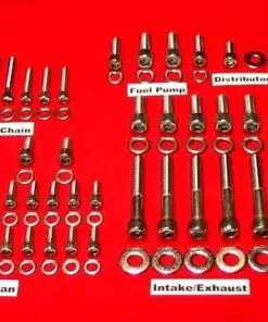 FORD 144 170 200 In-Line 6 Cylinder Stainless Steel Engine Allen Bolt Kit