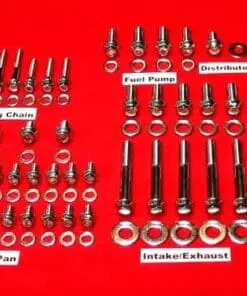 FORD 144 170 200 IN-LINE 6 CYLINDER Grade 8 Stainless ARP Engine Bolt Kit