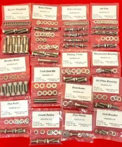 Alternative view of Oldsmobile Olds 260, 307, 350, 400, 403, 425 and 455 V-8 Stainless Steel Engine Hex Bolt Kit